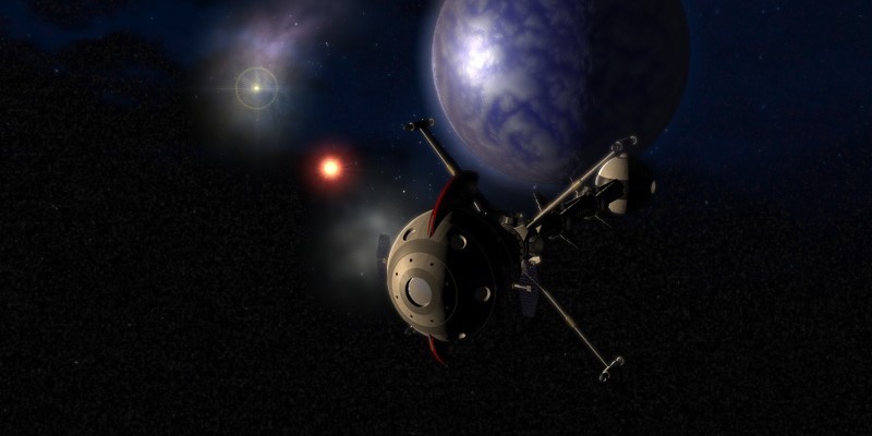 Nachbau der Comet von Captain Future.